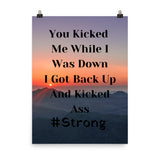 Affirmation Wall Art, Motivational Quote, Strength Quote Poster - TreasureNoni