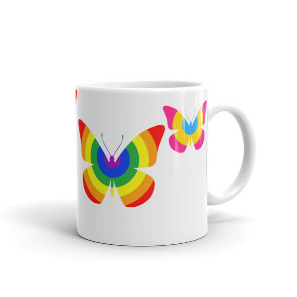 LGBT Butterfly Mug - TreasureNoni