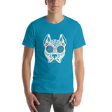 Day Of The Dead Dog, Dia De Los Muertos Dog, Day Of The Dead Dog Pitbull, Dia De Los Muertos Dog Pitbull, Dia De Los Muertos Perro Pitbull, Unisex T-Shirt