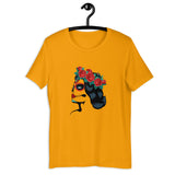 Day Of The Dead Fashion - Sugar Skull Flower Crown - Halloween Costume - Dia De Los Muertos - Fall Shirt - Unisex Graphic TeeShort-Sleeve Unisex T-Shirt