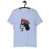 Day Of The Dead Fashion - Sugar Skull Flower Crown - Halloween Costume - Dia De Los Muertos - Fall Shirt - Unisex Graphic TeeShort-Sleeve Unisex T-Shirt