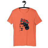 Day Of The Dead Fashion - Sugar Skull Flower Crown - Halloween Costume - Dia De Los Muertos - Fall Shirt - Unisex Graphic TeeShort-Sleeve Unisex T-Shirt