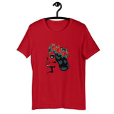 Day Of The Dead Fashion - Sugar Skull Flower Crown - Halloween Costume - Dia De Los Muertos - Fall Shirt - Unisex Graphic TeeShort-Sleeve Unisex T-Shirt