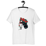 Day Of The Dead Fashion - Sugar Skull Flower Crown - Halloween Costume - Dia De Los Muertos - Fall Shirt - Unisex Graphic TeeShort-Sleeve Unisex T-Shirt